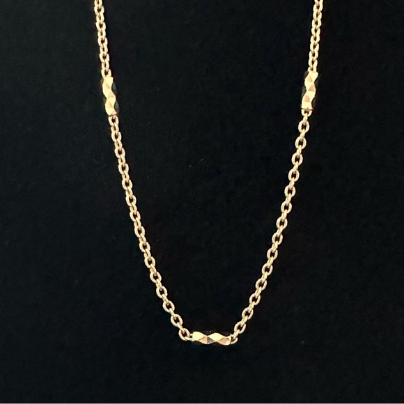 20”2.80 gr.14K Gold Solid Forzentina Cylinder Chain Necklace - Picture 11 of 17